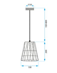 Lampa Wisząca Boho APP1318-1CP 9