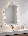 LUSTRO ŚCIENNE LED UNO DOUBLE 80x55 cm 7