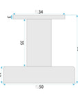 Wieszak łazienkowy 6606A Modern Tytan 7