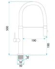 Bateria kuchenna Rea Viera Chrom 7