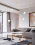 Lampa Sufitowa Wisząca Dwuramienna Regulowana APP479-4C 3