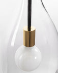 Lampa Sufitowa Szklana Modern APP892-1CP