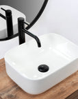 Umywalka nablatowa Rea Demi Mini White