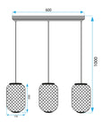 Lampa Wisząca Boho APP1425-3CP