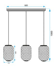 Lampa Wisząca Boho APP1425-3CP 9