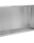 PÓŁKA WNĘKOWA ŁAZIENKOWA 30x45 stal szczotkowana