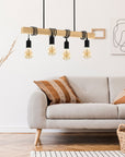 LAMPA SUFITOWA WISZĄCA BOHO LINE APP974-4CP