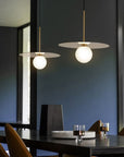 Lampa Wisząca klosz 10cm APP939-1CP Złota