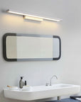 Lampa Kinkiet Łazienkowy Led Nad Lustro 80cm APP841-1W Flat Chrom 4