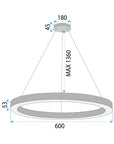 Lampa Wisząca Led Lhj051-cp1 C Złota Szczotkowana 6