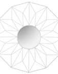 Lustro Geometryczne 12-kątne Białe 58 Cm Mc60375 1