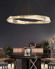 KRYSZTAŁOWA LAMPA SUFITOWA LED APP1064-1CP