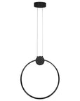 LAMPA SUFITOWA WISZĄCA LED APP1395-CP BLACK 40cm