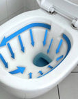 Zestaw Misa WC Carlo Mini Flat + Bidet Carlo Mini złoto biała