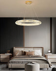 Lampa Sufitowa Wisząca Led App1769-cp Złota 80cm 6