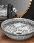 Umywalka nablatowa Rea Arte grey