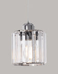 Lampa Sufitowa Kryształ APP508-1CP Srebrna