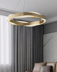 Lampa wisząca LED APP1802-CP Złota Szczotkowana + Pilot 2