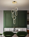 Lampa Wisząca Led G077-3cpr Złota 6