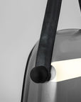 Lampa Wisząca Szklana APP617-1CP Szara