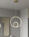 Lampa Sufitowa Wisząca Led Lhj094-1cp Złota 7