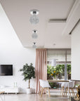 Lampa Wisząca Plafon Metalowa APP670-1C CHROM