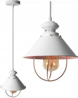 Lampa sufitowa wisząca LINZ APP103-1CP Biała 1