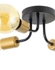Lampa Wisząca APP1117-3C Czarno Złota