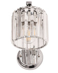 Lampa kinkiet ścienny metalowy kryształ APP509-1W CHROM