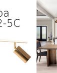 LAMPA WISZĄCA NOWOCZESNA METAL LOFT APP612-5C Złota