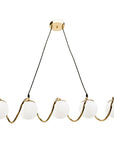 Lampa Sufitowa Wisząca Gold APP1780-5CP 1