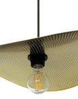LAMPA SUFITOWA WISZĄCA APP1470-1CP czarna/stare złoto 4