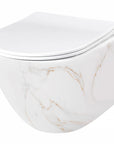 Misa WC podwieszana Carlos Rimless Flat Aiax Shiny