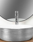 Umywalka nablatowa Rea Sami Brush Silver