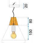 Lampa sufitowa SCANDI C APP061-1CP Biała