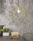 LAMPA SUFITOWA GEOMETRYCZNA APP428-1CP Złota 4