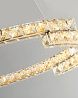 Lampa Sufitowa Wisząca Led App1771-cp Złota 60cm 6