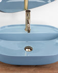 Umywalka REA Aura 61 L.Blue Shiny 3