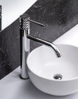 Bateria Umywalkowa Rea Lungo Diamond Chrom Wysoka 4