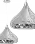 Lampa sufitowa lustrzana APP272-1CP SREBRNA 1