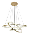 Lampa Wisząca Led G036-cp Złota 1