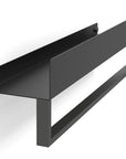 Półka łazienkowa wannowa SF01 60cm czarny mat