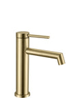 Bateria Umywalkowa Rea Foss złota szczotkowana niska gold brush