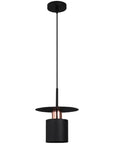 Lampa Wisząca APP1145-1CP Czarna Różowe Złoto