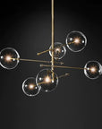 Lampa Wisząca Szklane Kule 6 szt APP919-6CP Złota