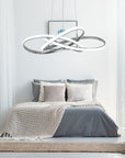 Lampa sufitowa nowoczesna LED + PILOT APP816-CP Node Chrom