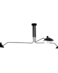 Lampa sufitowa 3 ramienna APP569-3C Czarna