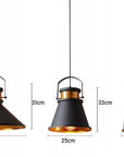 Lampa sufitowa ASTI ABC Czarna