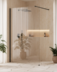 Kabina Prysznicowa Walk-in Rea Flexi Transparent / Black 110 5