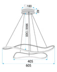 Lampa Wisząca Lhj017-cp2 Gold 9